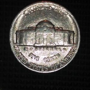 Us mint nickels and 1964 Lincoln cent double dye e